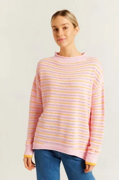 Alessandra Tops|Knitwear|Alyssa Sweater - Floss