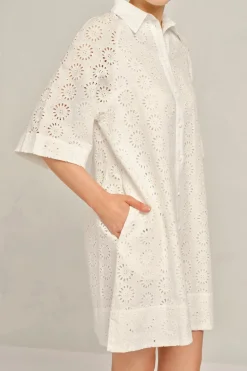 Alessandra Dresses|Aurienne Dress Posy - White