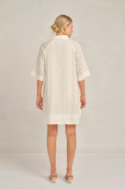 Alessandra Dresses|Aurienne Dress Posy - White