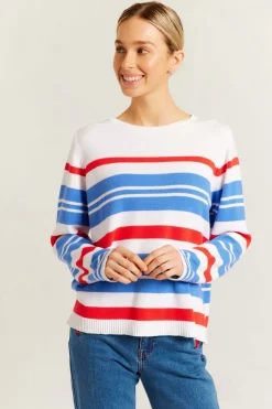 Alessandra Tops|Knitwear|Fiorella Sweater - Sailor