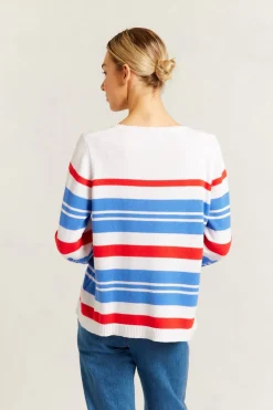 Alessandra Tops|Knitwear|Fiorella Sweater - Sailor
