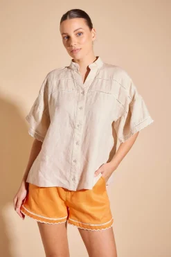 Alessandra Tops|Odette Shirt - String