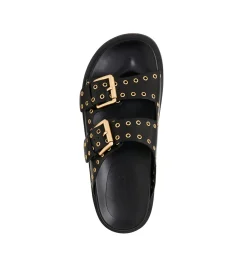 Alias Mae Slip On & Sandals|Patsy - Black Leather