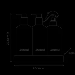 Al.ive Body Wash & Hand Wash|Premium Bench Trio - Dish/Wash/Bench