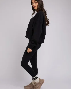 All About Eve Tops|Jumpers|Active Tonal Sweater - Black