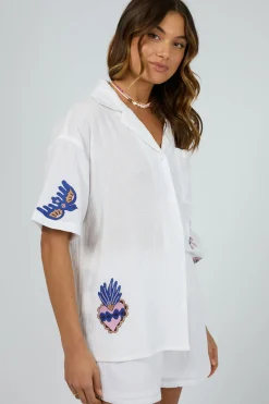 All About Eve Tops|Daria Shirt - White