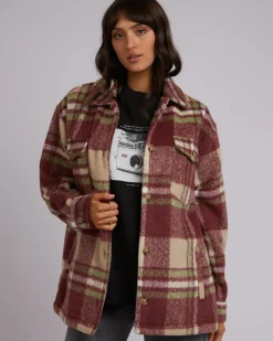 All About Eve Jackets & Coats|Hilary Check Shacket