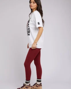 All About Eve Tops|National Tee - Vintage White