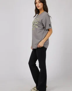 All About Eve Tops|Parker Active Tee - Charcoal