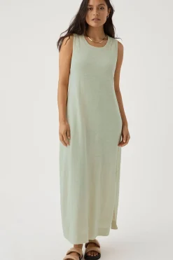 ARCAA Knitwear|Dresses|Brie Long Dress - Aloe