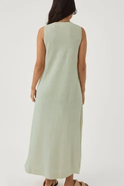 ARCAA Knitwear|Dresses|Brie Long Dress - Aloe