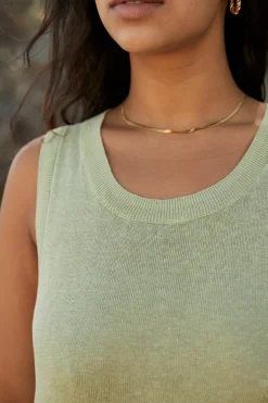 ARCAA Knitwear|Dresses|Brie Long Dress - Aloe