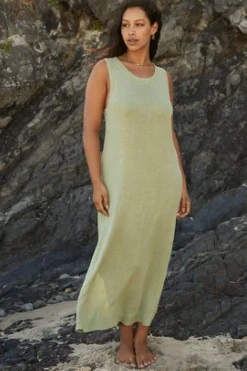 ARCAA Knitwear|Dresses|Brie Long Dress - Aloe