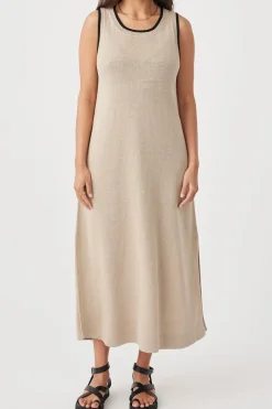 ARCAA Knitwear|Dresses|Brie Long Dress - Taupe