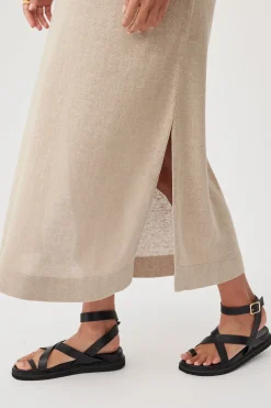 ARCAA Knitwear|Dresses|Brie Long Dress - Taupe