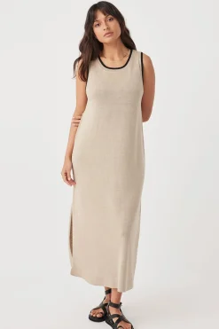 ARCAA Knitwear|Dresses|Brie Long Dress - Taupe