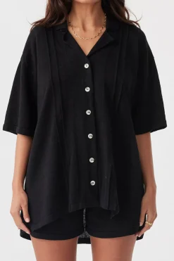 ARCAA Tops|Knitwear|Darcy Shirt - Black