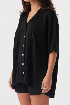 ARCAA Tops|Knitwear|Darcy Shirt - Black