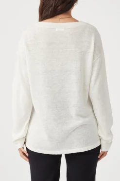 ARCAA Tops|Knitwear|Hugo Long Sleeve T-Shirt - Cream
