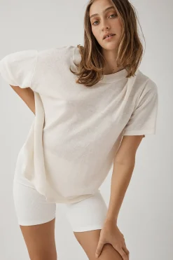 ARCAA Tops|Knitwear|Hugo T Shirt - Cream