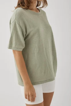 ARCAA Tops|Knitwear|Hugo T Shirt - Sage