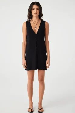 ARCAA Knitwear|Dresses|Jude Mini Dress - Black
