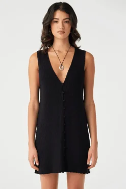 ARCAA Knitwear|Dresses|Jude Mini Dress - Black