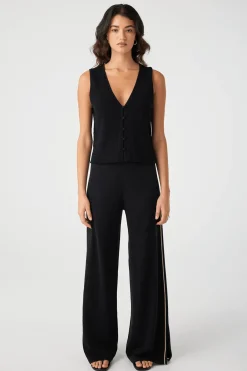 ARCAA Tops|Knitwear|Jude Vest - Black