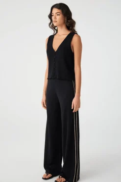 ARCAA Tops|Knitwear|Jude Vest - Black