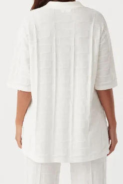 ARCAA Tops|Knitwear|Lara Shirt - Cream