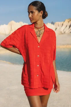 ARCAA Tops|Lara Shirt - Hibiscus