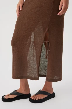 ARCAA Knitwear|Pearla Skirt - Chocolate