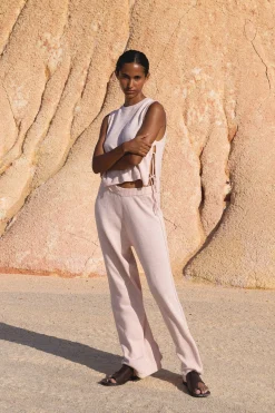 ARCAA Tops|Knitwear|Poppy Tank - Cream