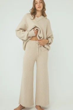 ARCAA Pants|Knitwear|Vera Knit Pants - Sand