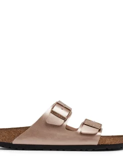 Birkenstock Slip On & Sandals|Arizona Copper Birko-Flor - Narrow