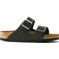 Birkenstock Slip On & Sandals|Arizona Velvet Grey Suede Leather - Narrow