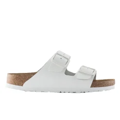 Birkenstock Slip On & Sandals|Arizona White Smooth Leather - Narrow