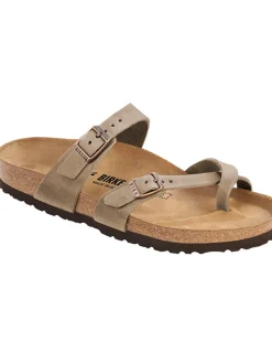 Birkenstock Slip On & Sandals|Mayari Tabacco Brown Oiled Leather - Regular