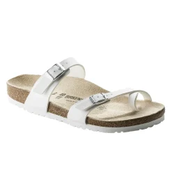 Birkenstock Slip On & Sandals|Mayari White Birk-Flor - Regular