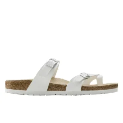 Birkenstock Slip On & Sandals|Mayari White Birk-Flor - Regular