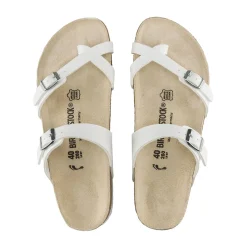Birkenstock Slip On & Sandals|Mayari White Birk-Flor - Regular