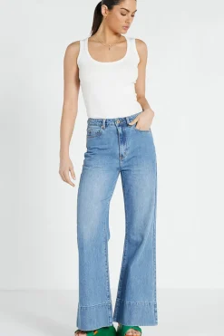 Bohemian Traders Pants|Flared Jean - Light Blue