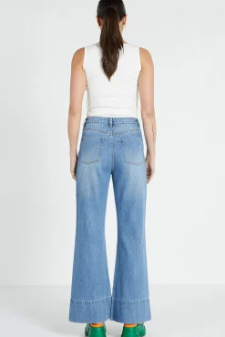 Bohemian Traders Pants|Flared Jean - Light Blue