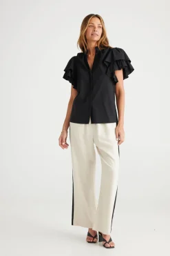 Brave & True Toggle Menu|Tops|Brave & True Nini Top - Black