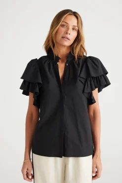 Brave & True Toggle Menu|Tops|Brave & True Nini Top - Black