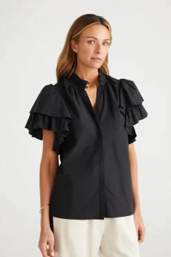 Brave & True Toggle Menu|Tops|Brave & True Nini Top - Black