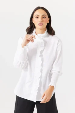Brave & True Tops|Brave and True The Countess Shirt - White