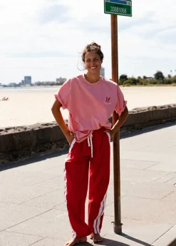 Cartel & Willow Toggle Menu|Tops|Cartel & Willow Hot Summer Tee - Pink/Hot Summer Print