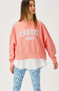 Cartel & Willow Tops|Jumpers|Cartel & Willow Ivie Sweater - Guava