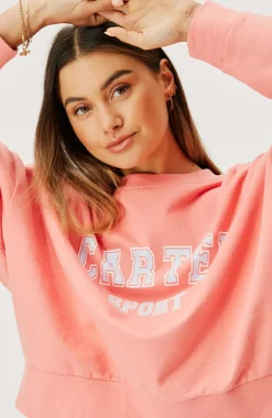 Cartel & Willow Tops|Jumpers|Cartel & Willow Ivie Sweater - Guava